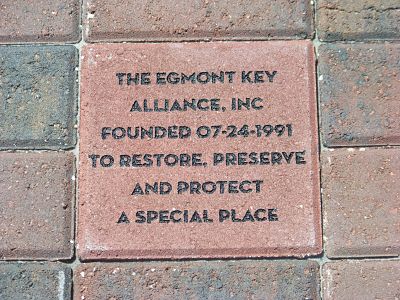 Egmont Key Alliance Commemorative Brick